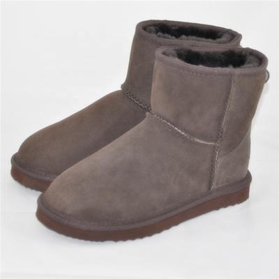 HQB-WS131 OEM customized premium quality winter thermal classic style genuine sheepskin boots for women