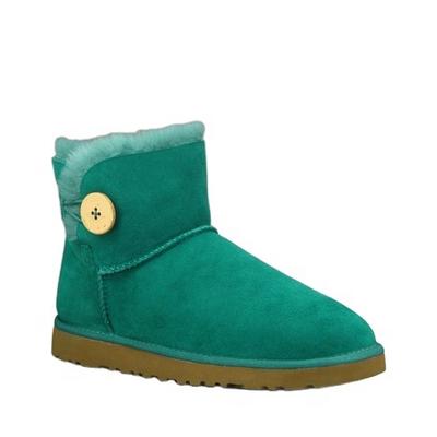 HQB-WS239 OEM/ODM customized high quality winter thermal fashion style genuine sheepskin snow boots for woman