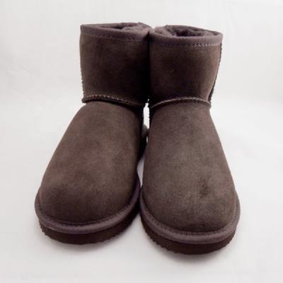 HQB-WS178 OEM/ODM customized high quality winter thermal fashion style genuine sheepskin snow boots for women