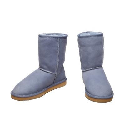 HQB-WS159 OEM customized premium quality winter thermal classic style genuine sheepskin snow boots for women