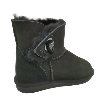 HQB-WS038 Factory new design custom snow boots high quality winter boots genuine sheepskin snow boots for women