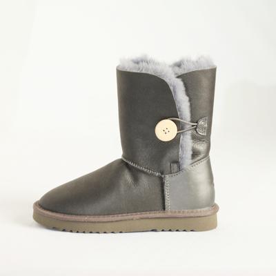 HQB-WS221 OEM/ODM customized premium quality winter thermal fashion style genuine sheepskin boots for women