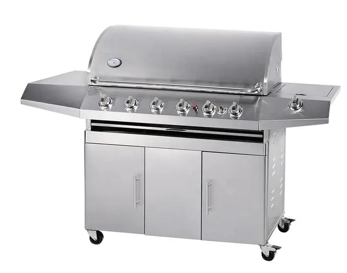 2020 Hot Sale BBQ Grills Stainless Steel 6 Burners Gas Barbecue Grills With CSA Certificate