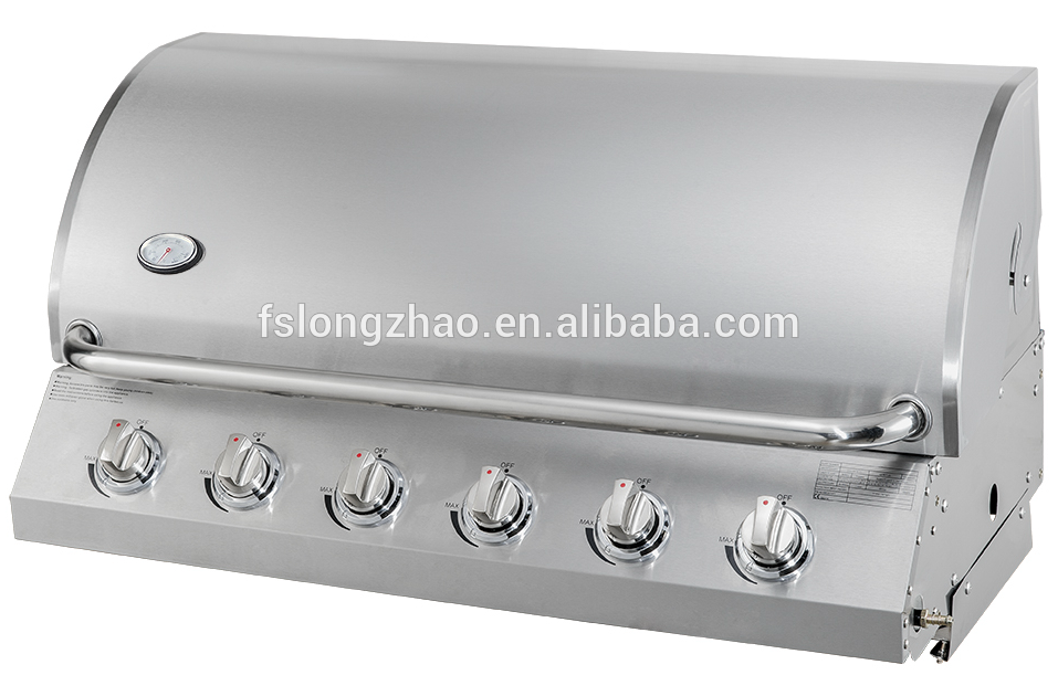 commercial 5 Burner Stainless Steel Gas Grill HSQ-A215S