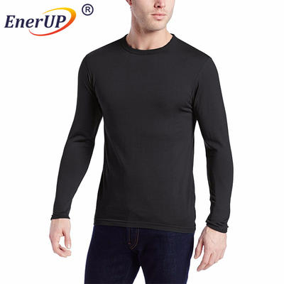 Air Conditioning Polyester Long Sleeve Seamless Men Thermal Wear