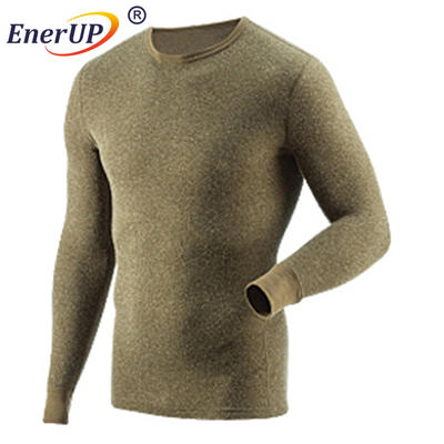 Dual Layer Structure Thermal Men Thermal Top and Bottom set With Inside Fabric Brushed