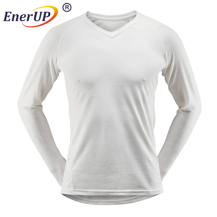 Best Price Cotton Plain V Neck T Shirts Men Blank Tshirt anti- fatigue t shirt From China Manufacturer