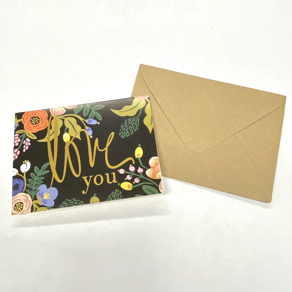 High-Grade Custom Kraft Paper Christmas Envelopes Business Thank You Card