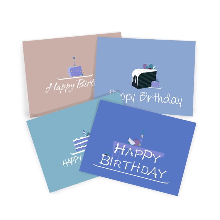 Happy Birthday Foil Balloon Card Blank Birthday Card And Envelope Creative Happy Birthday Cards