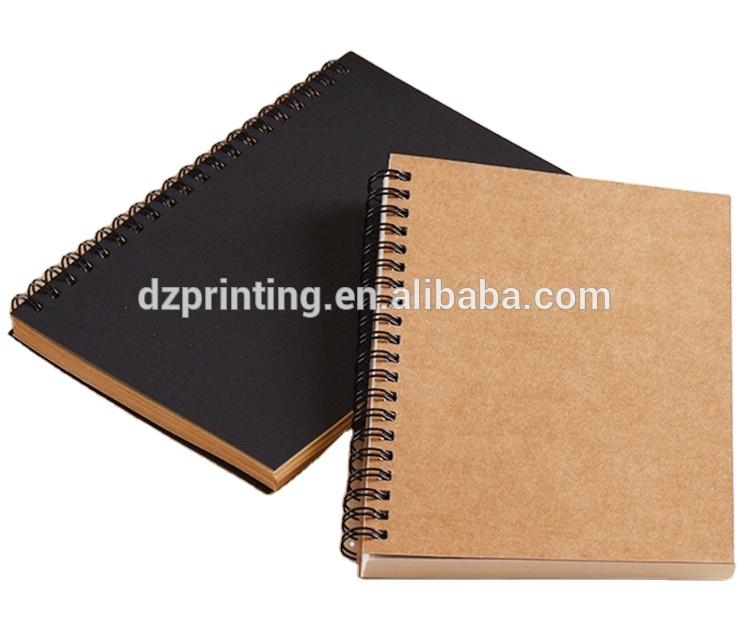 product-Best Wholesale Blank Black Drawing Sketchbook With 100 Pages Kraft Paper,custom logo-Dezheng-1