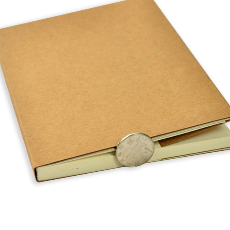 A5 Journal Blank Kraft Notebook Custom Sketchbook With Nude Spine Exposed Binding
