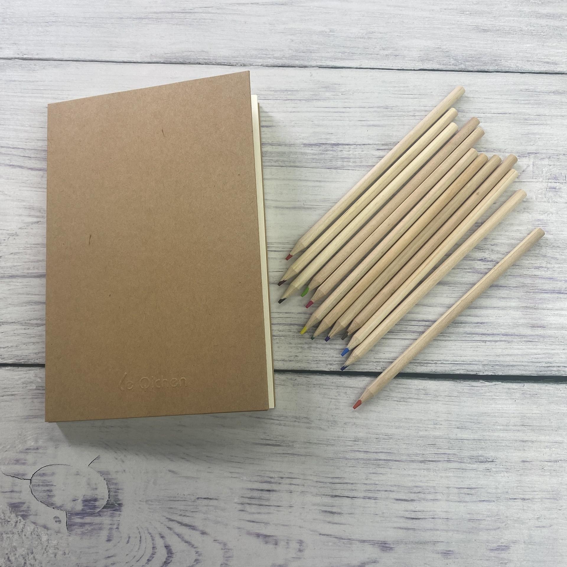 product-Le Qichen Classic Blank Sketch Journals Kraft Paper A5 Sketch Book-Dezheng-img-1