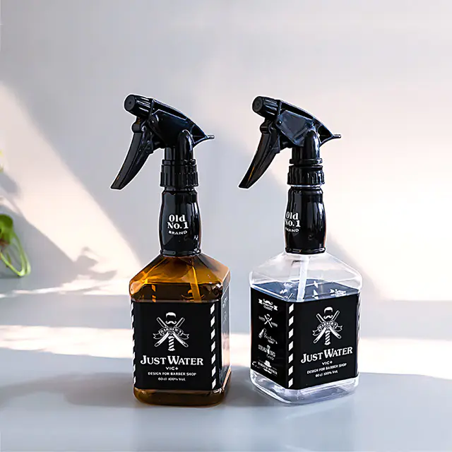 plastic Reusable Trigger Hair Salon Bottle Hair Spray Water Bottle For Barber
