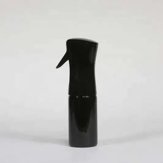Custom Black White Empty Fine Plastic Trigger Continuous Mist Hair Care Salon Spray Bottle