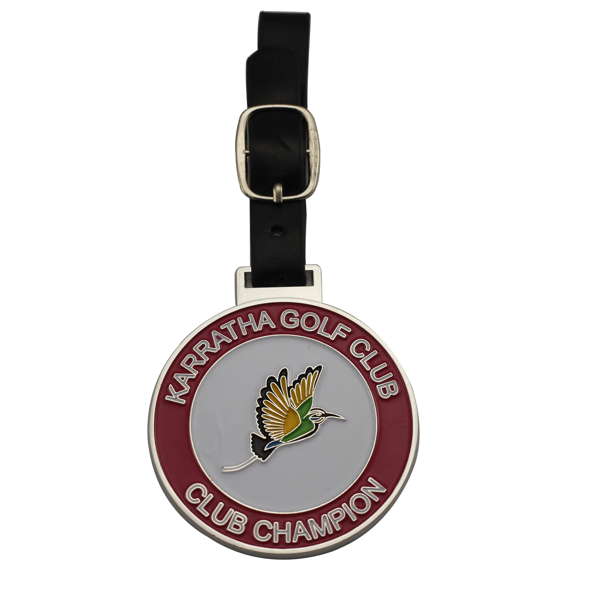 Gold plated customized metal cheap golf tag for golf club