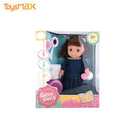 Girl Pretend Toys 14 Inch Realistic BabyDoll Reborn SiliconVinyl Toy With Comb MirrorDiaper Series