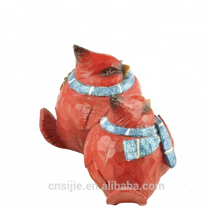 Wholesale Craft Red Cardinal Birds For Christmas Decoration