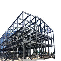 large-span prefabricated high rise steel structure building