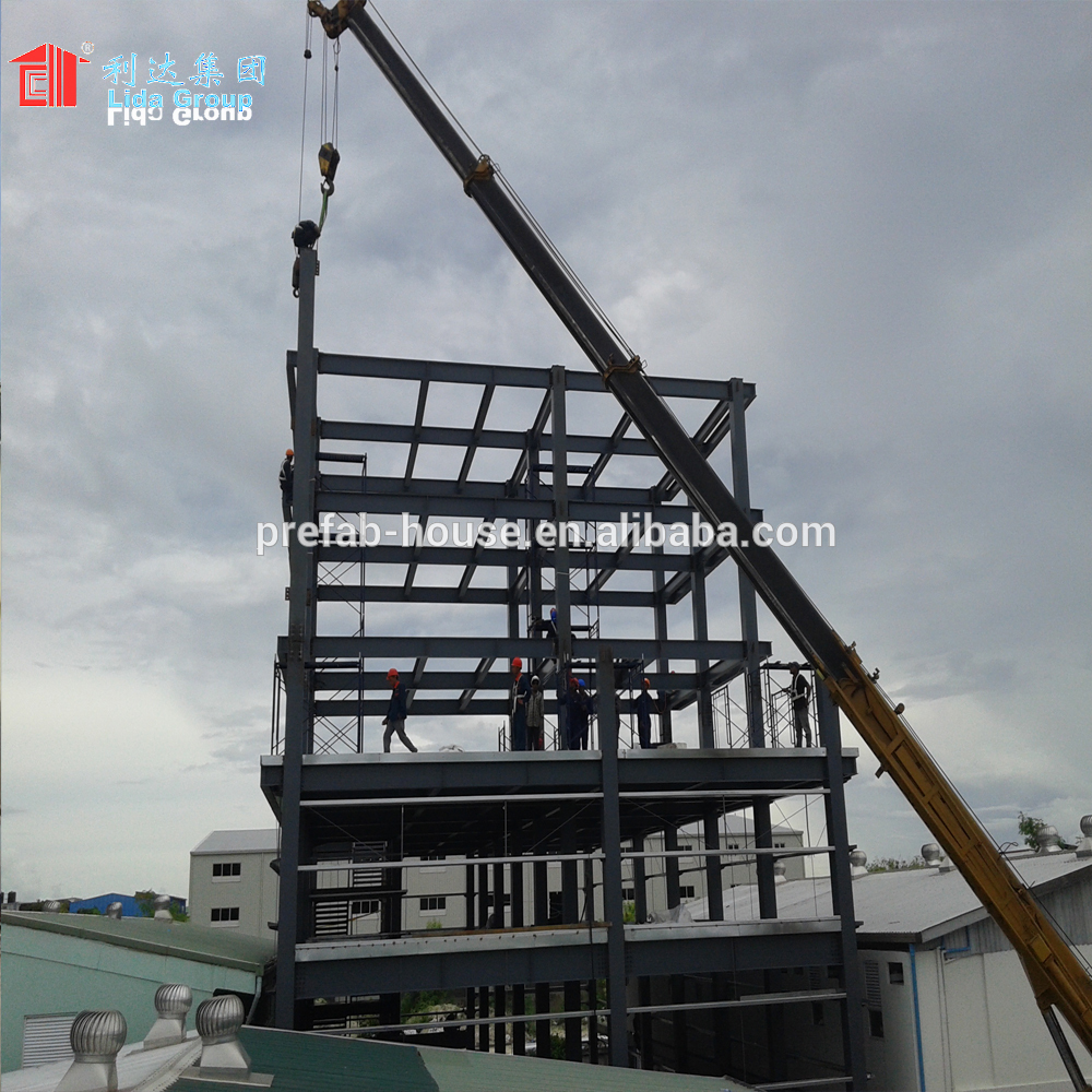 High level pre engineering steel structure building
