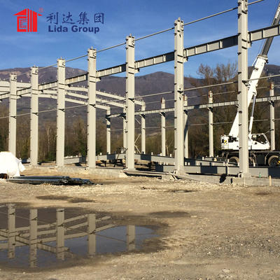 large prefabricated steel structure storage