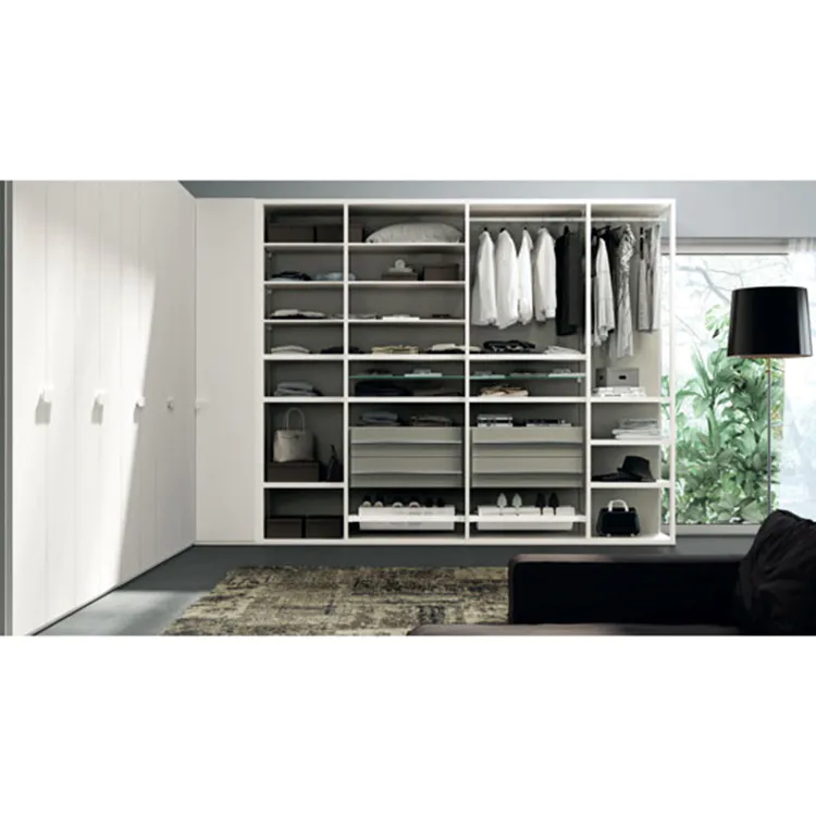 Wardrobe Cabinet Closet Modern Design Sliding Door System Closet Organizers Furniture Wardrobe