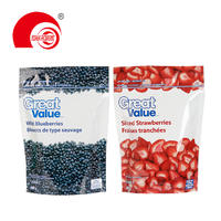 Food Grade Packaging Fruit Bag Sliced Fruit Plastic Pouch with Resealable Ziplock
