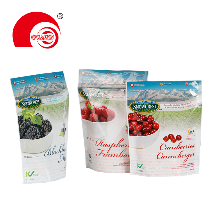 Food Grade Fruit Package Plastic Bag Cranberries Raspberries Blackberries Packaging Bag