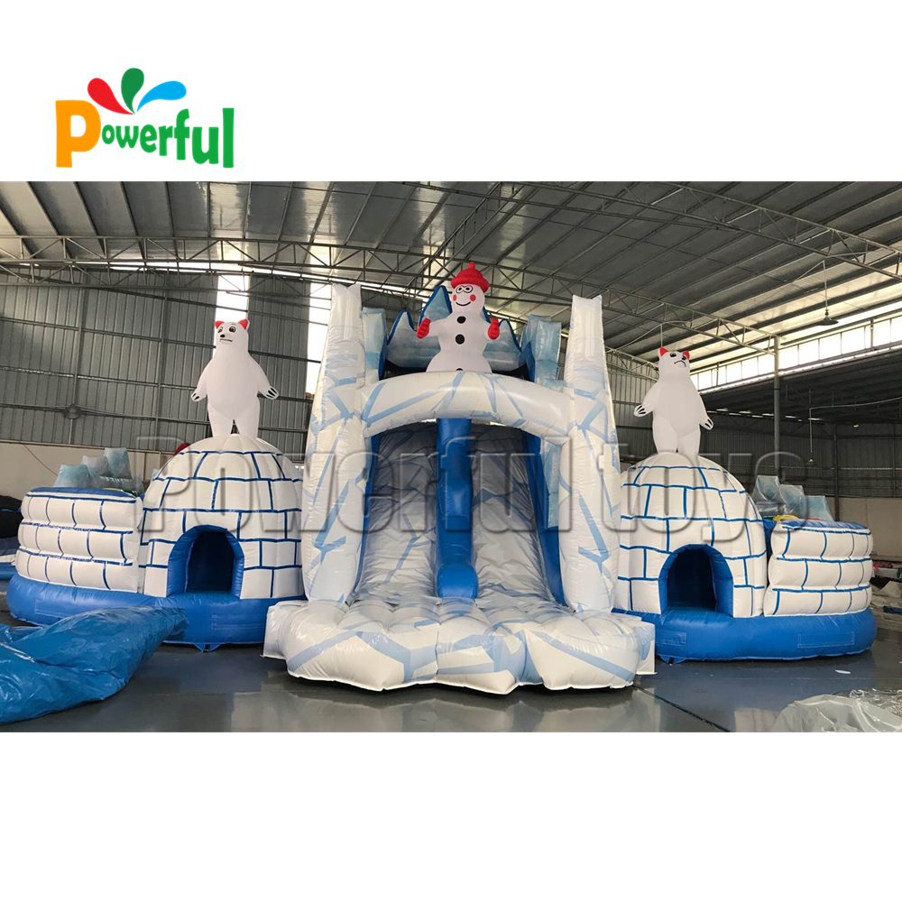 Best PVC inflatable obstacle course house inflatable bouncy slide for sale