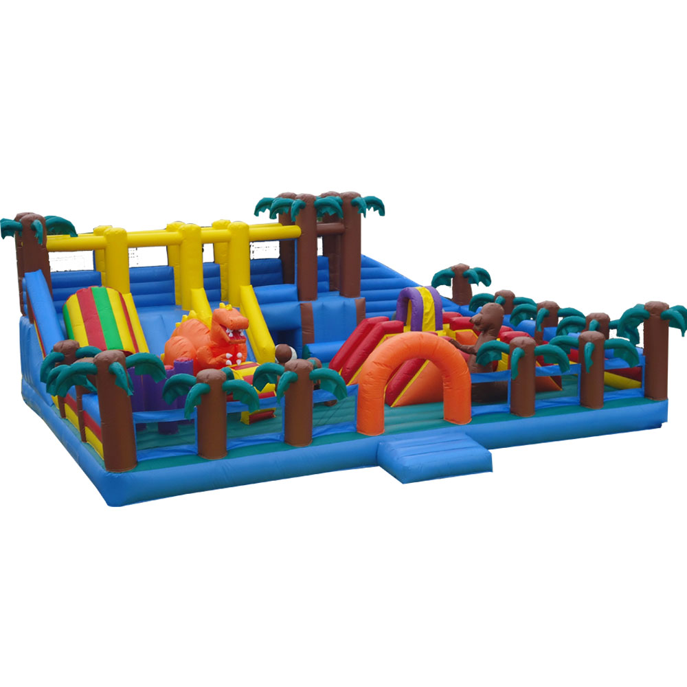 Outdoor playground inflatable fun city amusement park jumping castle