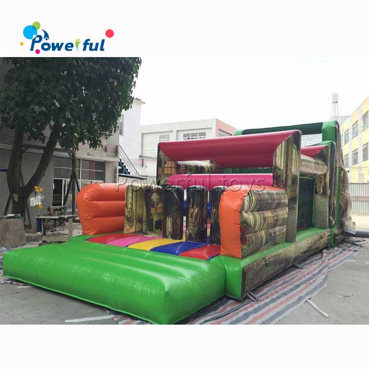 Outdoor Challenge Inflatable Jumper Obstacle Course