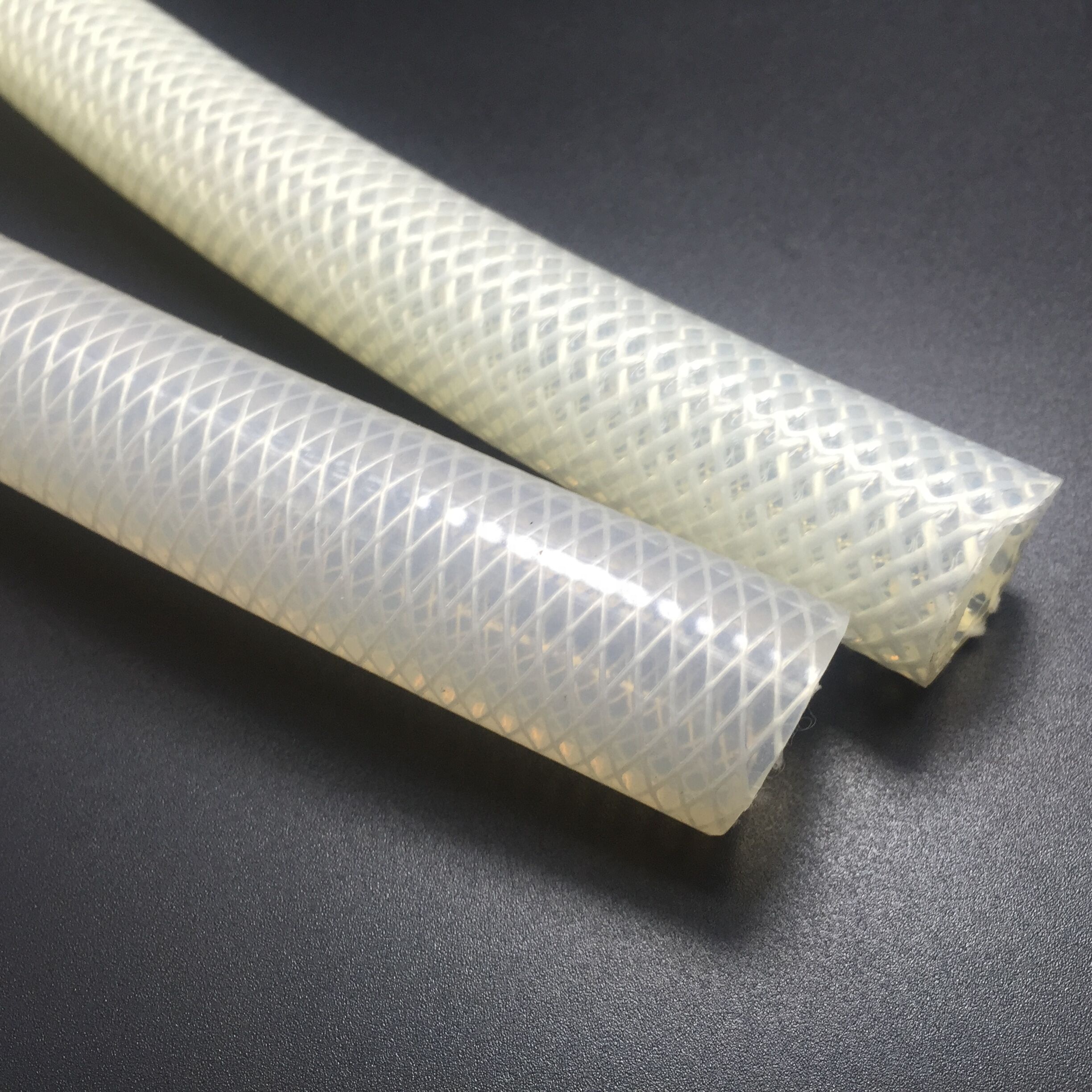 medical Hose Polyester braided silicone hose
