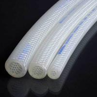 Reinforced braided Medical grade silicone hose