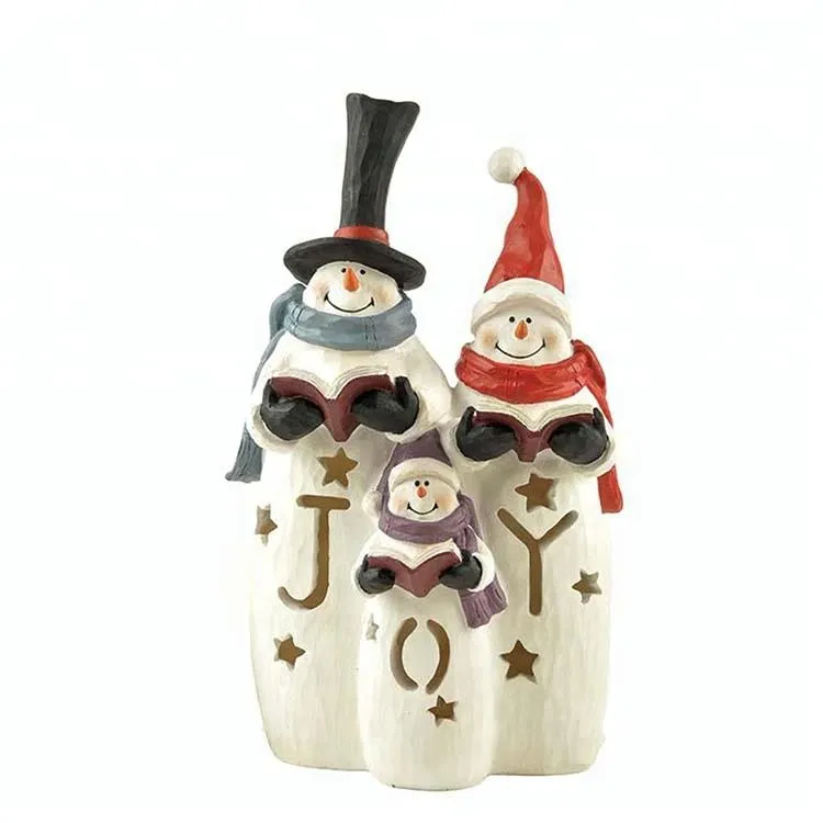 High quality personalized resin christmas ornaments hot selling snowman