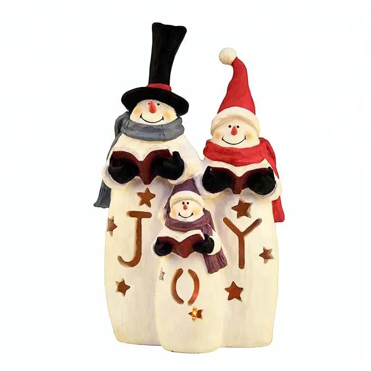 High quality personalized resin christmas ornaments hot selling snowman