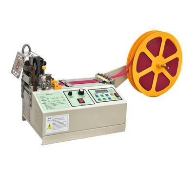 hot and coldfabric tape nylon ribbon tape cutting machine electric ribbon cutter automatic cutting machine