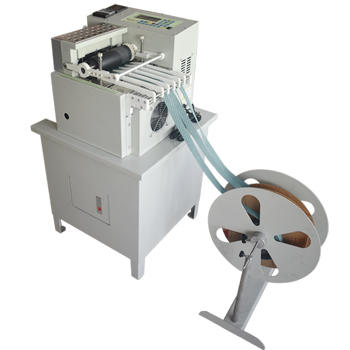 High efficiency White Hot Cut Satin Ribbon Cutting Machine