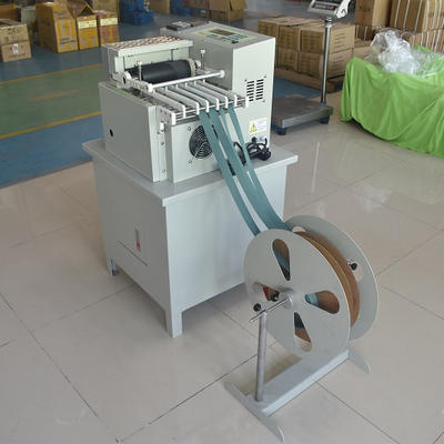 Hot knives fabric cutting machine auto size label cutting machine textile winding machine