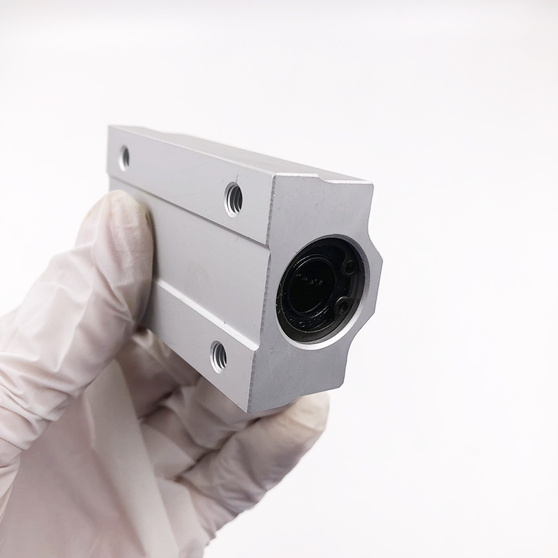 SC10LUU 2PCS Sealing at both ends Lengthened type Axle Diameter 10 mm Linear Bearing Box Unit