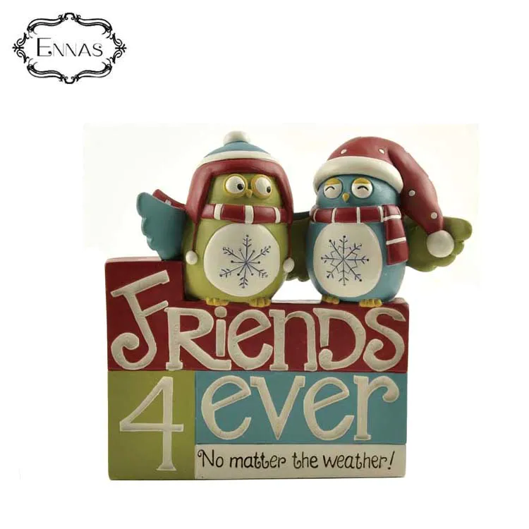 Owls block with 'friends 4 ever' the latest fashion cute christmas owl crafts