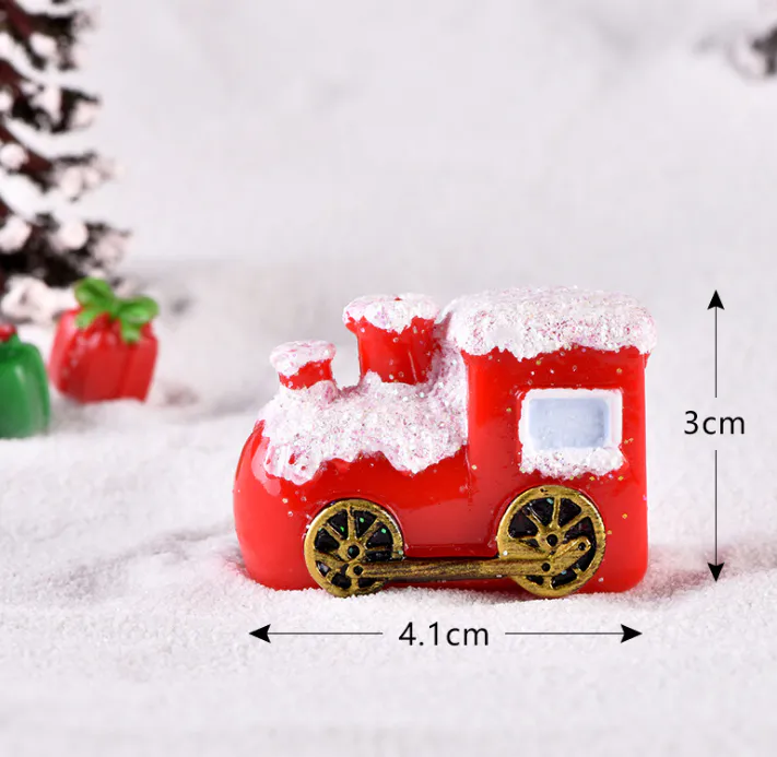 Ready products for selling miniature resin snowman figurine for Christmas ornaments