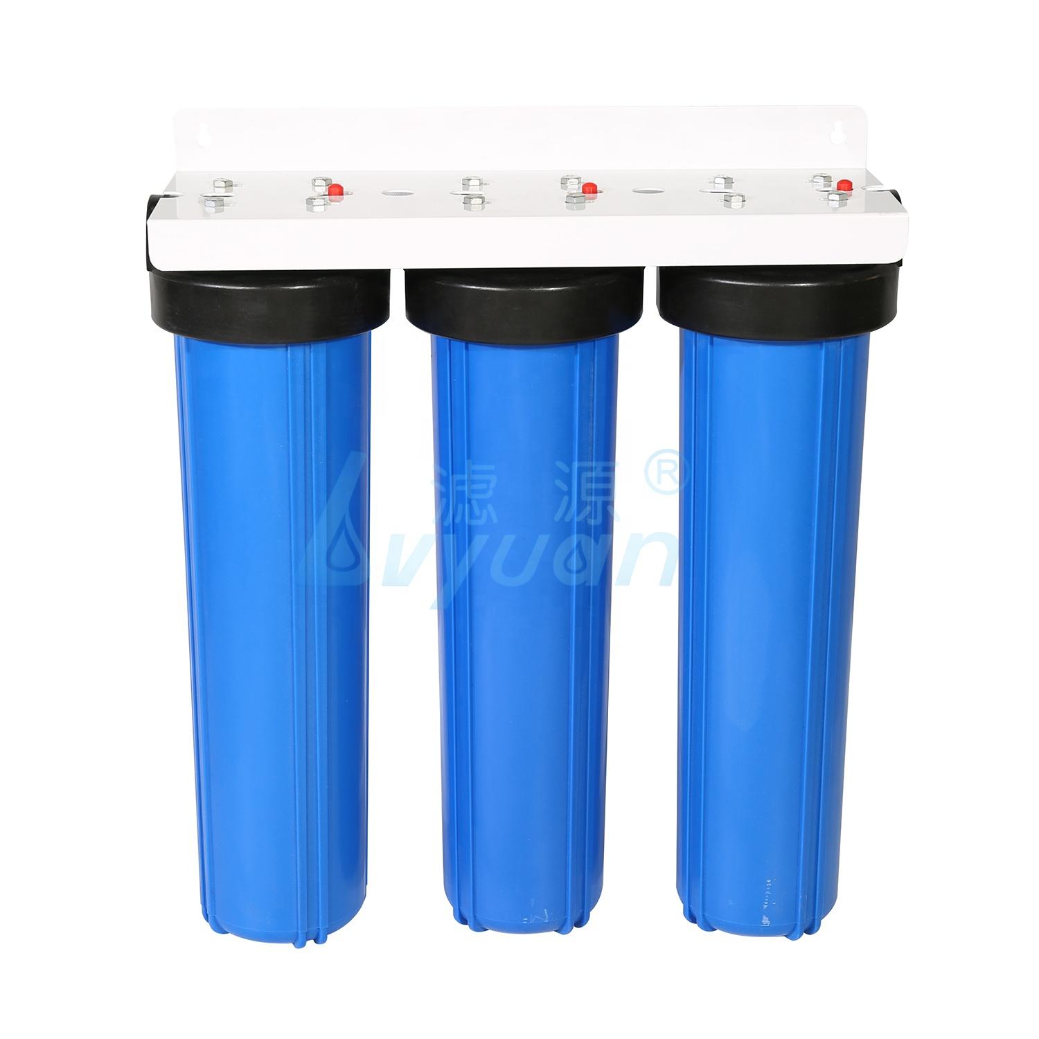 HOT SALE 10 inch big blue /clear filter housing for pp water filter 20 pcs/ctn