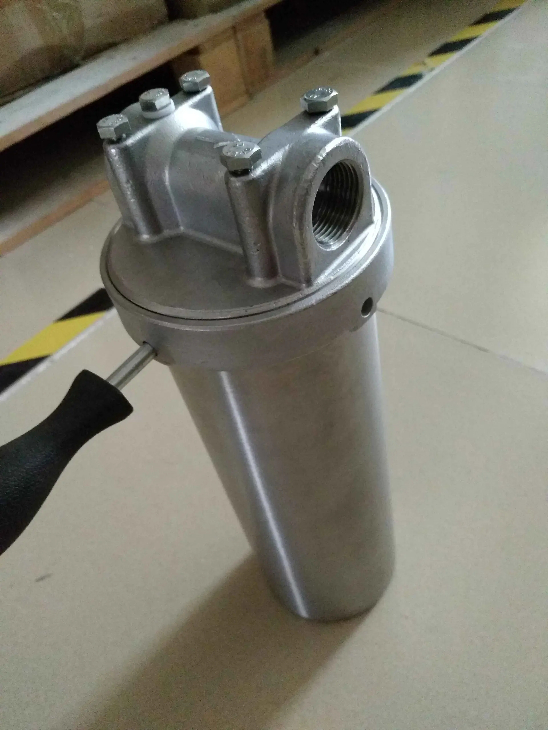 Residential Domestic Under Sink Stainless Steel Vessel Housing Hot Water Filter for home use purifier