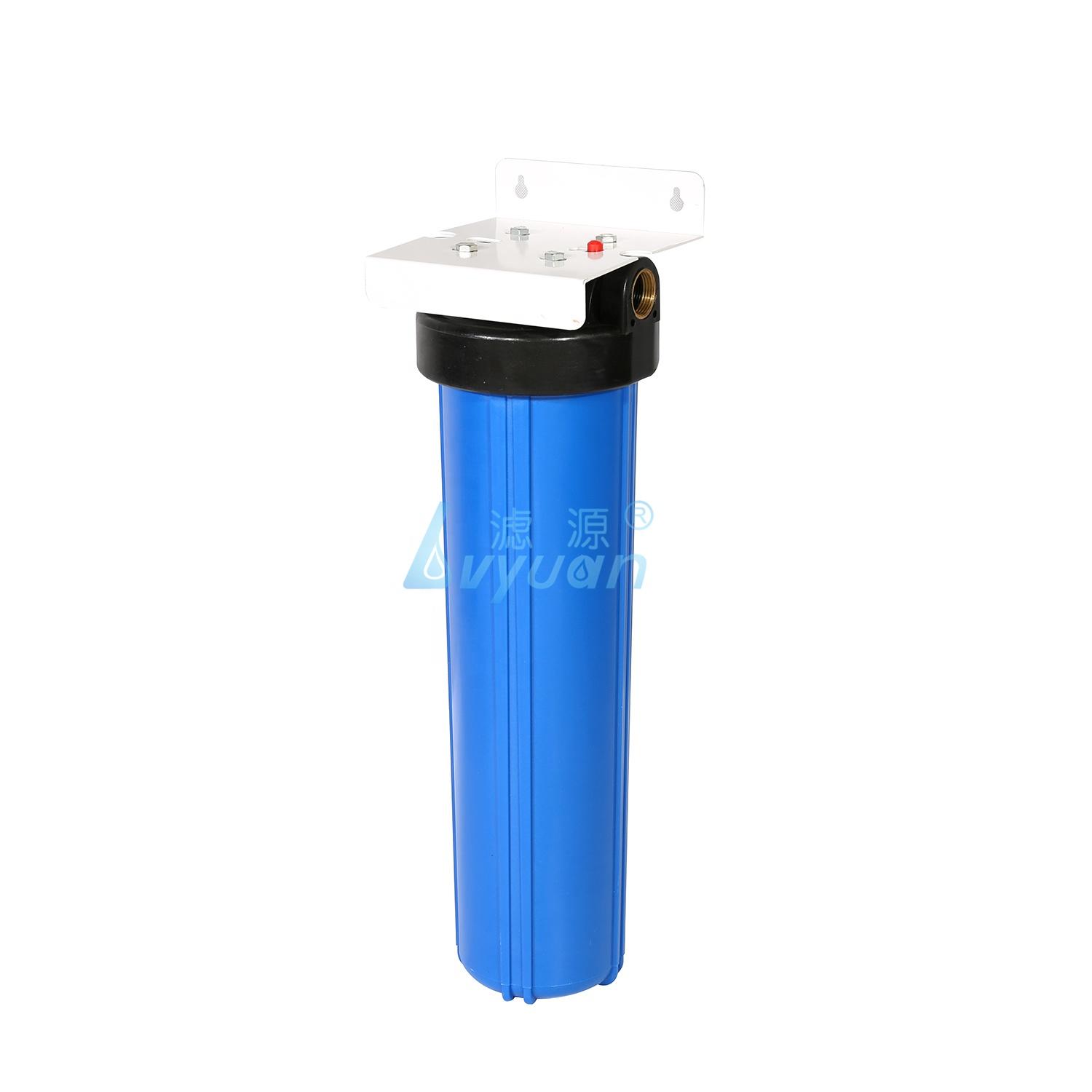 single cartridge filter water filter blue 10'' housing for water filtration