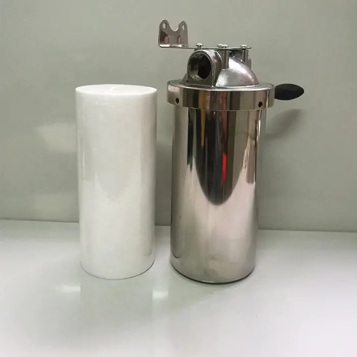 Residential Domestic Under Sink Stainless Steel Vessel Housing Hot Water Filter for home use purifier