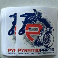 high quality custom design printing stickers and decals for motorcycles