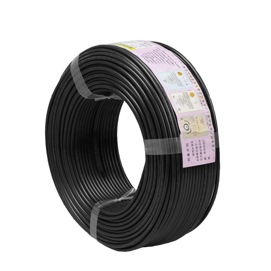 PVC Insulated Electric Flexible Copper Cable RVV 3x1mm 3 core 4 corePVC Coated stranded Copper Wire and Cables Electrics