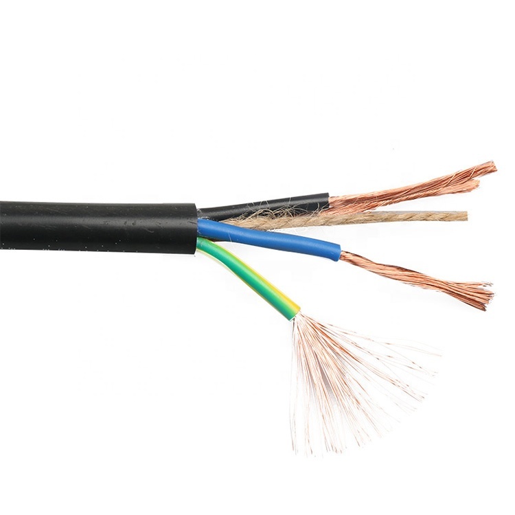 Online retail store electric cable sizes picture chinese supplier RVV 3X10 copper wire 2 core 3 core flexible cable wire foshan