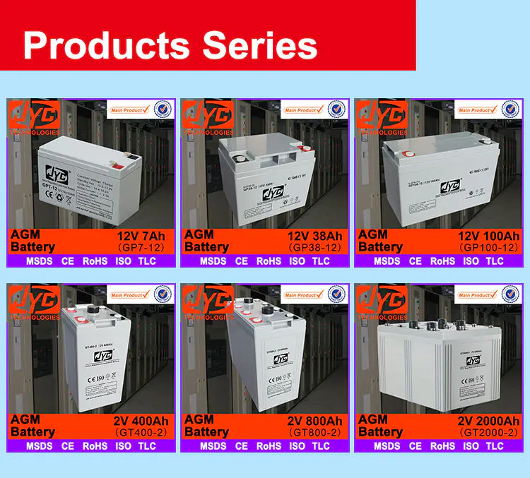 Guangdong supplier jyc agm deep cycle battery 12v 200ah