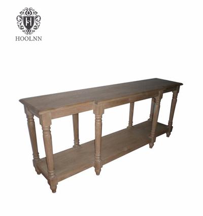 French stylecountry reproduction furniture Timber Country Console W5830