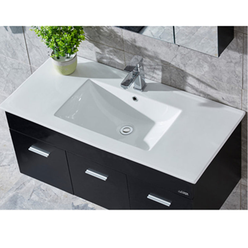 Modern kitchen cabinets counter top basin